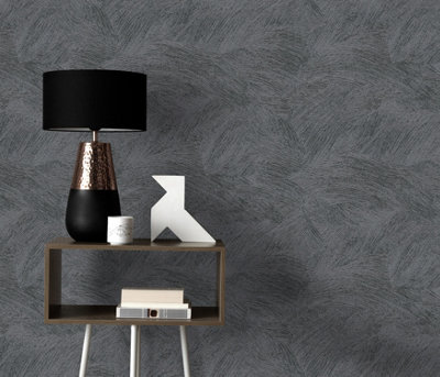 B&Q -  Organic Flow Blown Vinyl In Anthracite