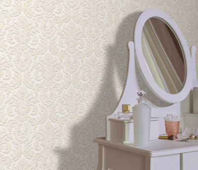 B&Q -  Sandringham  Blown Vinyl In Beige