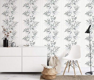 B&Q -  Paradise Stripe Blown Vinyl In Black