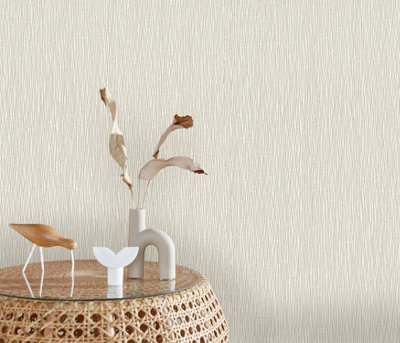 B&Q -  Linen Drift Blown Vinyl In Beige