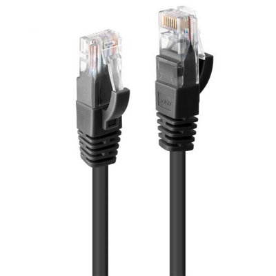 Lindy 15M Cat.6 U/utp Ethernet CableBlack from B&Q