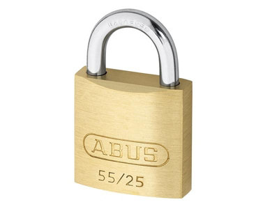 Abus Mechanical 55/25Mm Brass Padlock Keyed Alike 5251