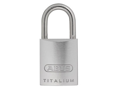 Abus 27779 86Tiib/45mm Titalium Padlock Without Cylinder Stainless Steel Shackle from B&Q