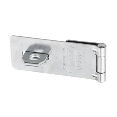 Abus Mechanical 35028 200/75 Hasp & Staple Carded 75mm Abu20075Sc from B&Q