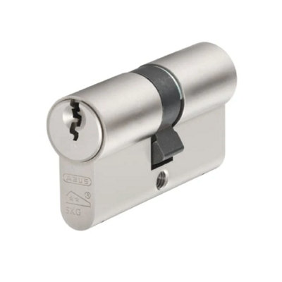 B&Q -  Mechanical E60Np Euro Double Cylinder Nickel Pearl 30mm / 40mm Box
