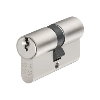 Abus Mechanical E60Np Euro Double Cylinder Nickel Pearl 30mm / 60mm Box from B&Q