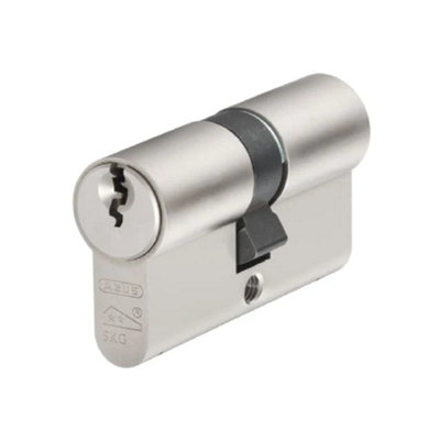 B&Q -  Mechanical E60Np Euro Double Cylinder Nickel Pearl 40mm / 50mm Visi