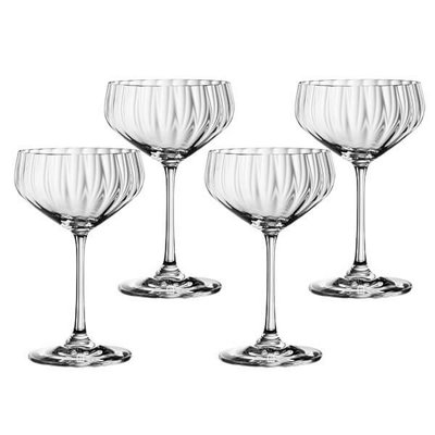 Spiegelau Lifestyle Set Of 4 Coupette Glasses from B&Q