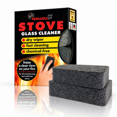 Stove Glass Cleaner for woodburning stoves and Burners, Sponge, Pack of 2 - Image 6