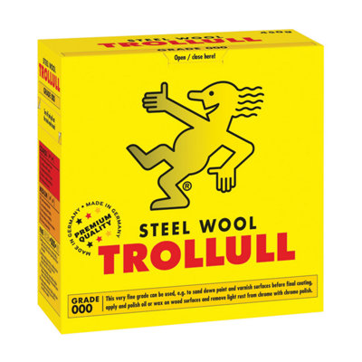 Trollull Steel Wool 450G Box Grade 000 from B&Q