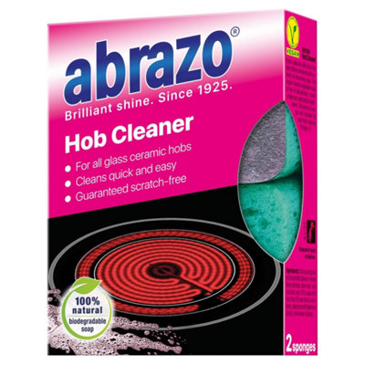 Rustins Abrazo Hob Cleaner Set Of 2 Scratch Free Sponges With Natural Soap from B&Q