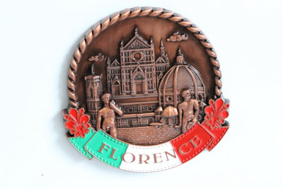 Unique Style Metal Fridge Magnet Home Decor Holiday Souvenir Gift From Florence from B&Q