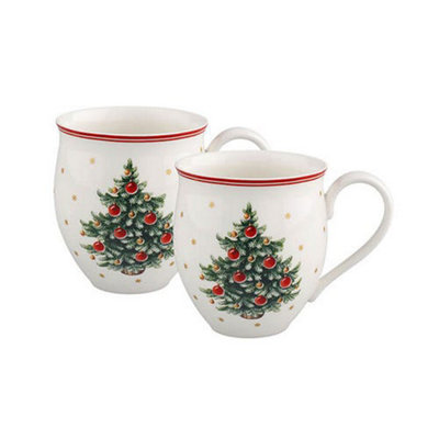 Villeroy & Boch Toys Delight Set Of 2 Christmas Tree Mugs from B&Q