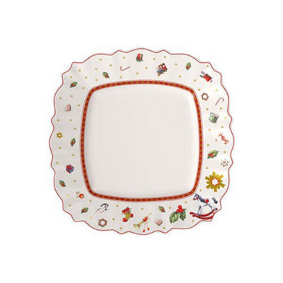 Villeroy & Boch Toys Delight White Square Flat Plate from B&Q