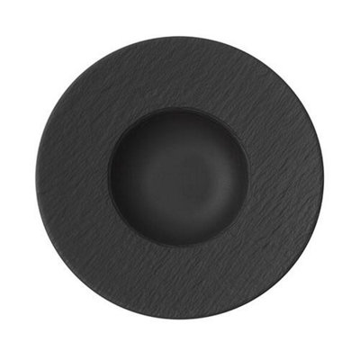 Villeroy & Boch Manufacture Rock Noire 28Cm Pasta Plate from B&Q