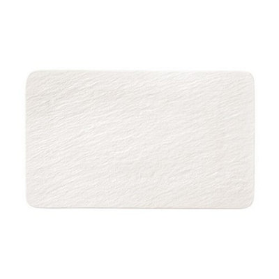 Villeroy & Boch Manufacture Rock Blanc Rectangular Multifunctional Plate from B&Q