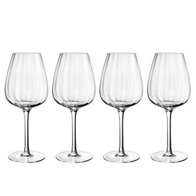Villeroy & Boch Rose Garden Set Of 4 Red Wine Goblets from B&Q