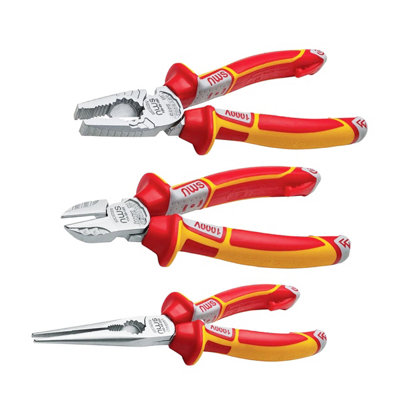 Nws Vde 3 Piece Plier Set 3K Handle from B&Q