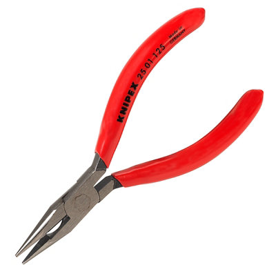Knipex Snipe Nose Side Cutting Pliers Radio Pliers 125mm 25 01 125 from B&Q