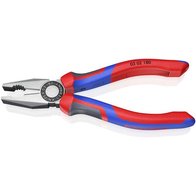 Knipex Combination Pliers Multi Component Grips 180Mm 03 02 180