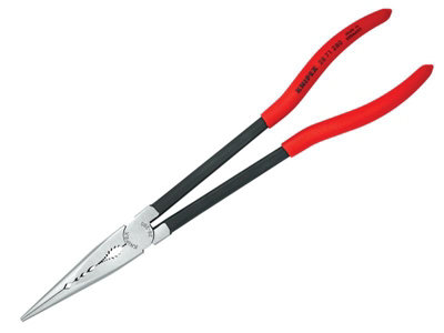 Knipex 28-71-280 Sb Long Reach Straight Needle Nose Pliers 280mm Kpx2871280 from B&Q