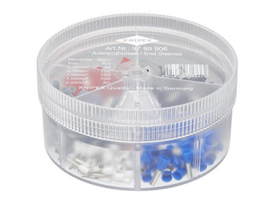 Knipex 97 99 906 Bootlace Ferrule Kit 400 Piece Kpx9799906 from B&Q