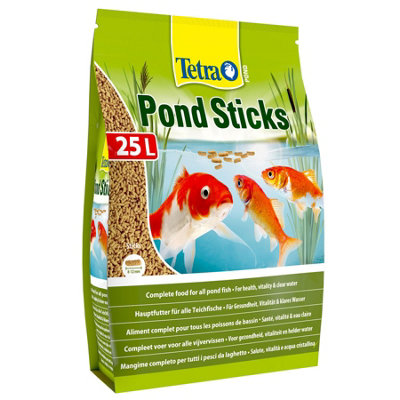 Tetra Floating Pond Sticks 25 Litre Bag from B&Q