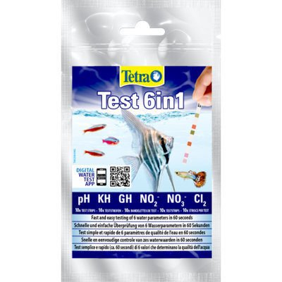 Tetra 6 In 1 Test Strip Water Test Kit (10 Strips) - Image 8