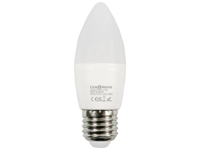 Link2Home Wi-Fi Led Es E27 Opal Candle Dimmable BulbWhite + Rgb 470 Lm 5.5W