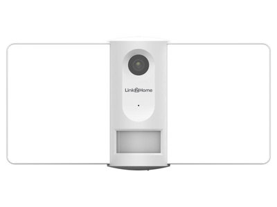 Link2Home L2H-Floodcam2Wh Outdoor Smart Floodlight Camera 2K 4Mp White from B&Q