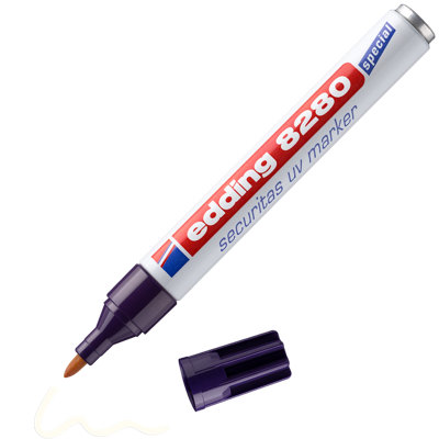 B&Q -  8280 Securitas Uv MarkerColourless1 PenRound Nib 1.5-3 mm