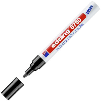 Edding 8750 Industry Paint Marker PenBlack1 Pen from B&Q