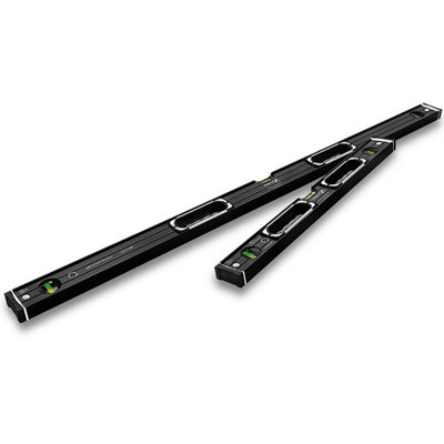 B&Q -  Limited Edition 196-2 Dark Shadow 61Cm 122Cm Spirit Levels Stb196Dsset