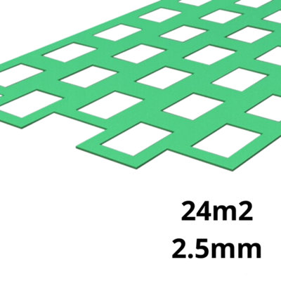 Corksystem: Underlay XPS Thermo-Laminate Underfloor Heating (Wood/Vinyl) - 24m2 (258.32 sqft) - UK Brand - High Performance