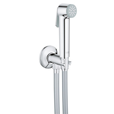 Grohe Tempesta-F Wall-Mounted Single-Spray Pattern Bidet Sprayer Kit from B&Q