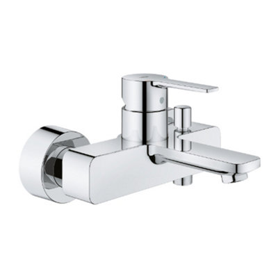Grohe Lineare Wall Mounted Bath Filler Chrome33849001 from B&Q
