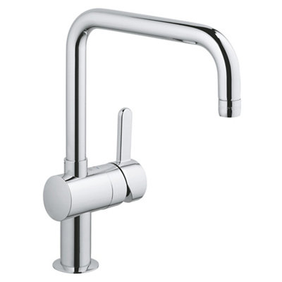 Grohe Flair Gloss Chrome Effect Kitchen Monobloc Tap from B&Q