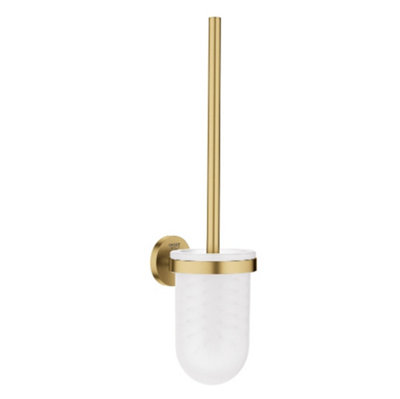 B&Q -  Toilet Brush Set Brushed Cool Sunrise40374Gn1