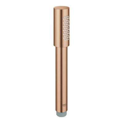 Grohe Aqua Stick Hand Shower Spray Bathroom Brushed Warm Sunset from B&Q
