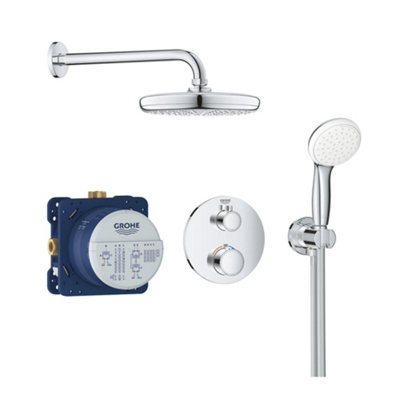 Grohe Grohtherm Perfect Shower Set With Tempesta 210 from B&Q