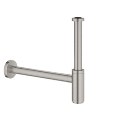 Grohe Bottle Trap Supersteel28912Dc0Bathroom Sink Solution from B&Q