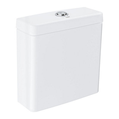 Grohe Essence Dual Flush Bottom Inlet Cistern 400mm Alpine White  (Cistern Only) from B&Q