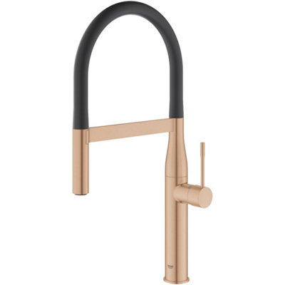 Grohe Essence Brushed Warm Sunset Single-Lever Pull-Out Kitchen Mixer Tap 30294Dl0 from B&Q
