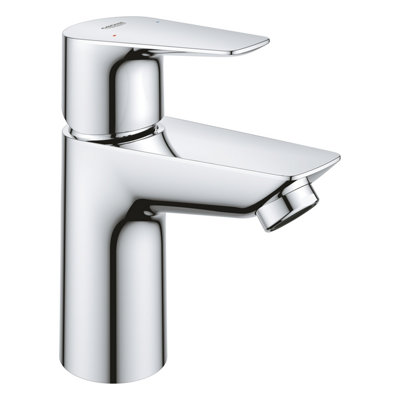Grohe Quickfix Start Edge Small Chrome Effect Basin Mono Mixer Tap from B&Q