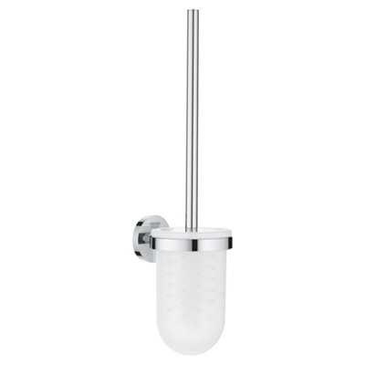 B&Q -  Start Chrome Effect Steel Toilet Brush & Holder