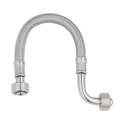 Grohe Hose Chrome1.5MDurable Material from B&Q
