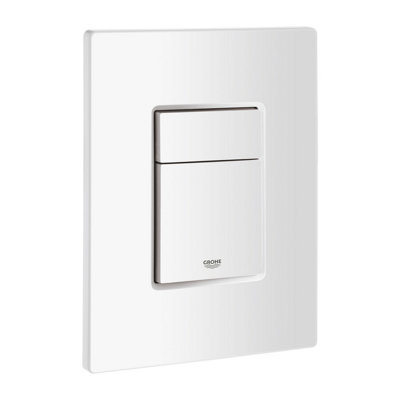 Grohe White Skate Cosmopolitan Wc Flush Plate, Alpine (38732Sh0)