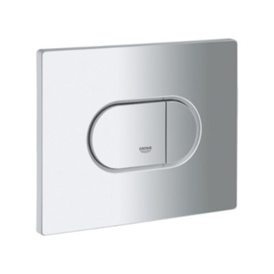 Grohe Arena Cosmopolitan Flush Plate HorizontalChrome38858P00 from B&Q