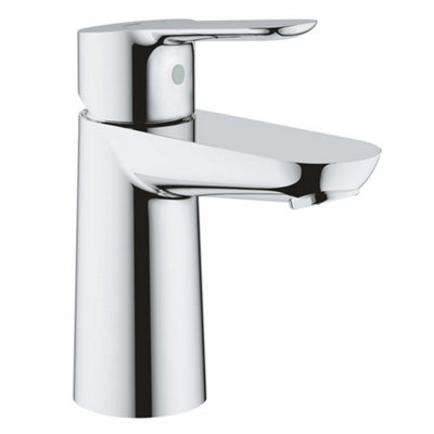 Grohe 23330 Bauedge Monobloc Single Lever Basin Mixer, No Waste, Chrome 23330000 - Image 6