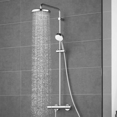 Grohe Tempesta Cosmopolitan 210 Thermostatic Shower System27922001 from B&Q